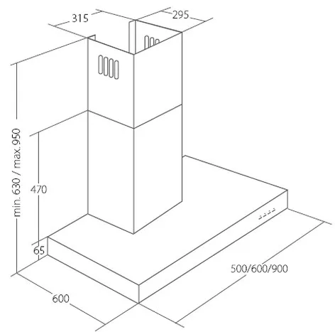 Вытяжка Akpo Feniks Glass ECO 50 в Москве и Московской области от магазина Ammina