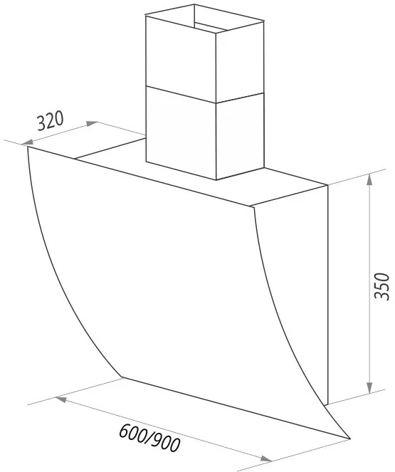 Вытяжка MAUNFELD Sky Star Push 90 в Москве и Московской области от магазина Ammina